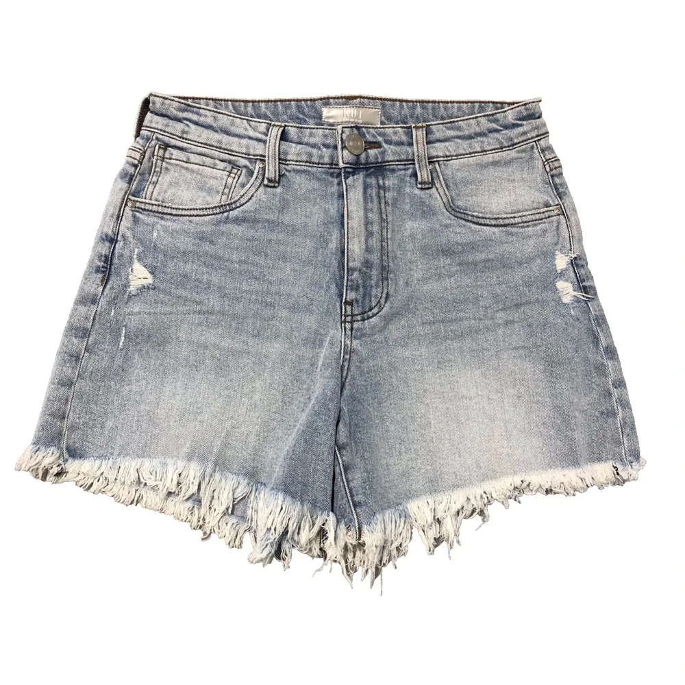 Kut From The‎ Kloth Jane Long Short High Rise Womens 0 Denim Cut Off Festival